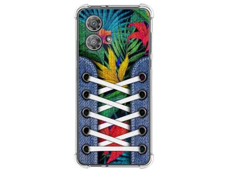 Funda Neo Diseño Zapatillas para Motorola Edge 40 Neo 5G TUMUNDOSMARTPHONE Silicona Multicolor