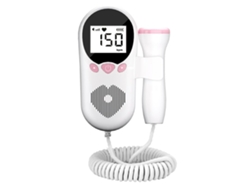 Monitor Fetal Digital Doppler Rosa, Monitor Fetal Con Pantalla Lcd, Atención Prenatal