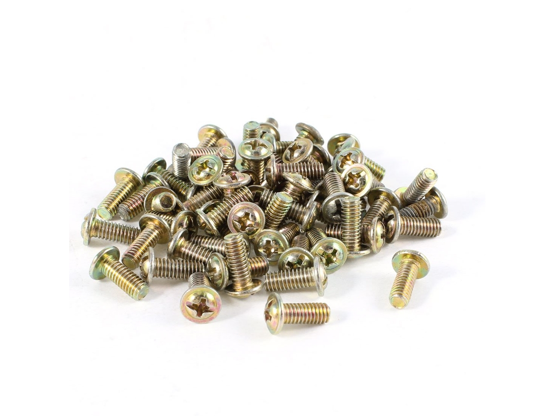 Juego de tornillos de cabeza Phillips, 70 piezas, diámetro 0,15, 0,34 CHABERLU