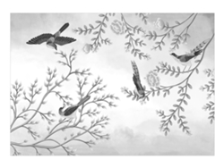 Papel de Pared ARTGEIST Birds in the Garden - Third Variant (300x210)