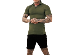 Camisa Casual Masculina Cor Unica Gola Alta Manga Longa Solta Leve Praia Branco L