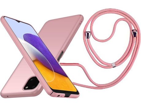 Funda Samsung A22 5G Turtleshell con Collar Rosa