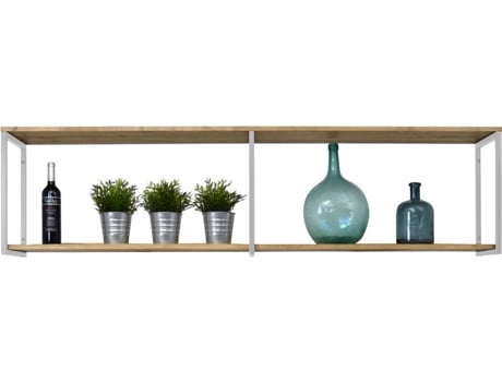 Estantería DS MUEBLES iCub Industrial Vintage (30x160x48cm)