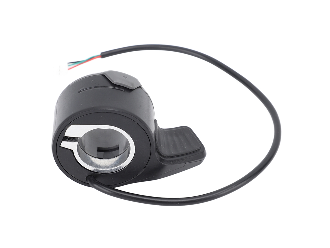 Acelerador De Pulgar Con Franjas En Relieve Para Patinete Eléctrico Niu Kqi2 Kqi3, Color Negro, Flexible.