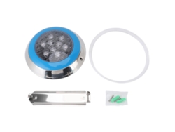 Lámpara Sumergible Profesional Para Piscinas, 3000k, 24v, 9w, Led, Impermeable, Decorativa, Abs.