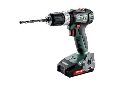 METABO SB 18 L BL Taladro atornillador de percusión de batería/18V 2x Ion de litio; Cargador SC 30; METABOX 145