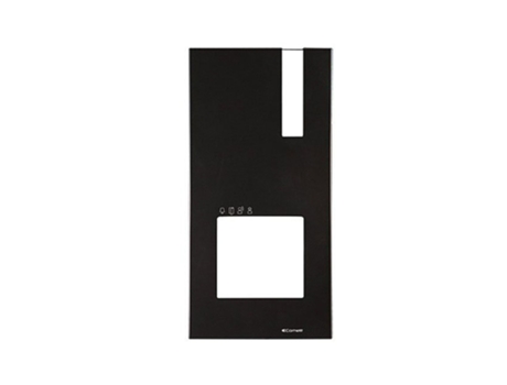 Placa frontal negra para quadra con mandos mecánicos - 4793MB - Comelit