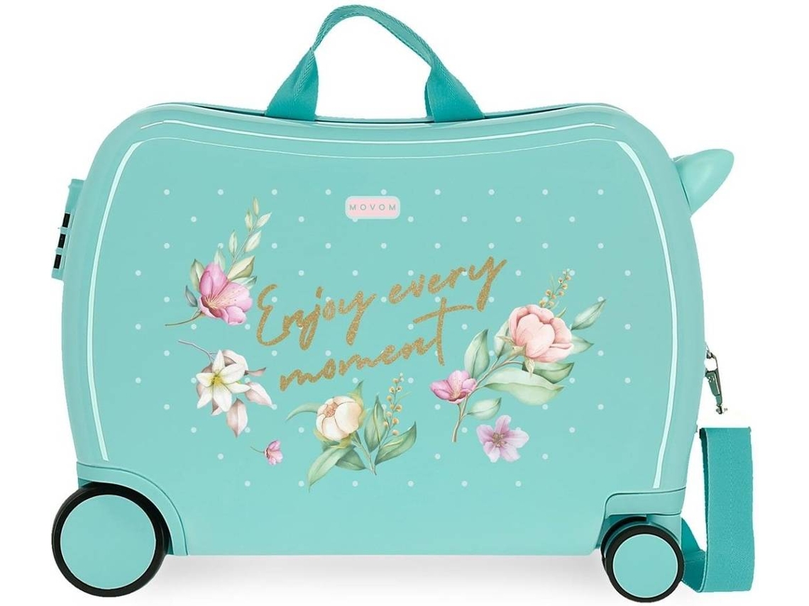 Maleta de Viaje Infantil MOVOM Andador Enjoy Every Moment Multicolor (50x38x20cm - 34 L)