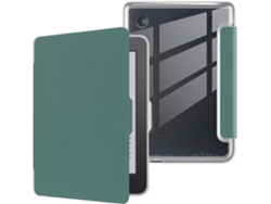 Estuche acrílico con purpurina verde para Kobo Clara 2e SIURN de 6 pulgadas (2022)