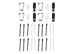 4 Conjuntos De Pontas De Caneta Estilo Stylus De Reposição Para Samsung Galaxy S22 Ultra 5g Com Ferramentas Preto E Cinza