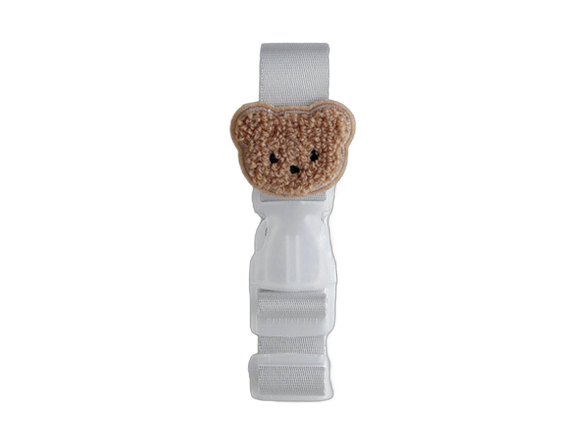 Correa ajustable para equipaje de viaje con gancho para maletas y mochilas. Cinturón de almacenamiento innovador para cargas pesadas. Color café.