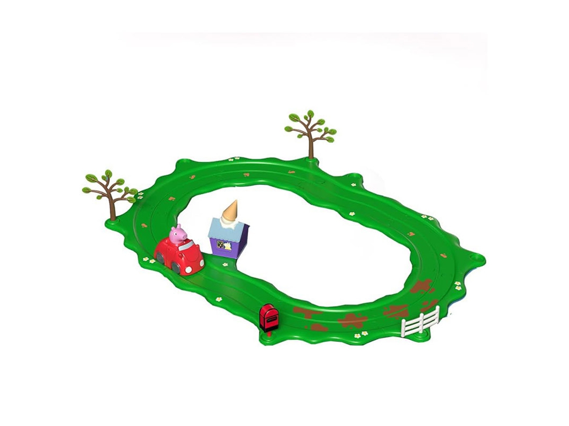 Circuito de Peppa Pig Rojo Cochecito