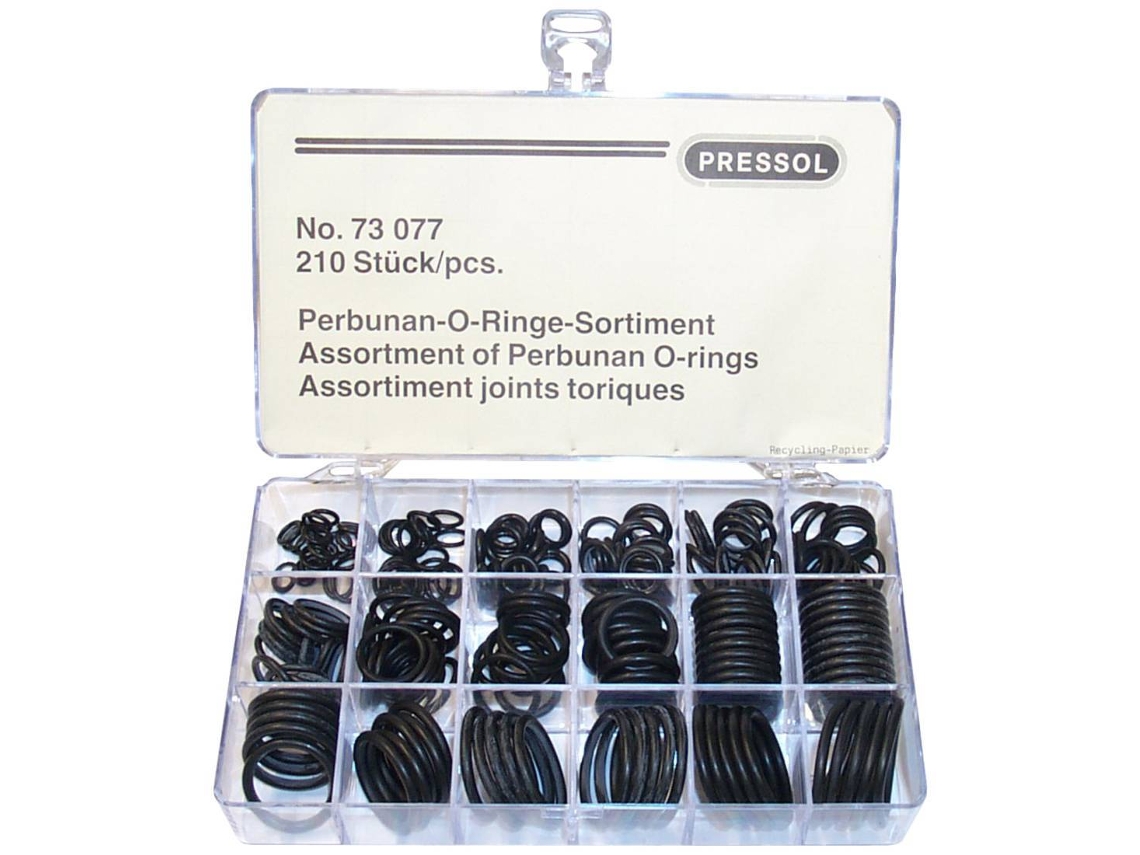 73077 Surtido de juntas tóricas Contenido 1 juego Pressol (73077)
