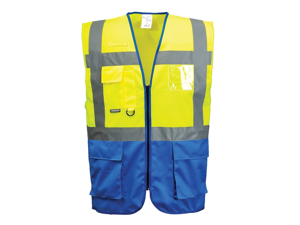 Chaleco De Alta Visibilidad Warsaw Contrast Executive Amarillo Marino / 5xl