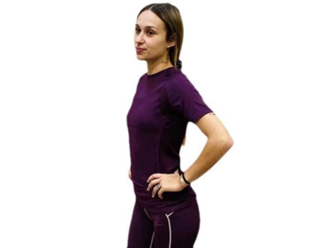 Camiseta de Mujer para Fitness UMBRO Poly Morado (S)