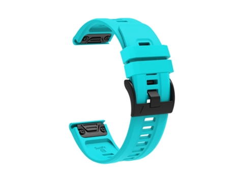 Correa de Silicona 26mm hebilla de liberación rápida para Garmin Fenix 7X - verde menta