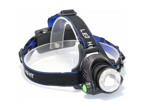 Linterna frontal LED recargable, linterna frontal LED de 8000 lúmenes T6/L2 lámpara con zoom de 3 modos lámpara frontal impermeable linterna fronta...