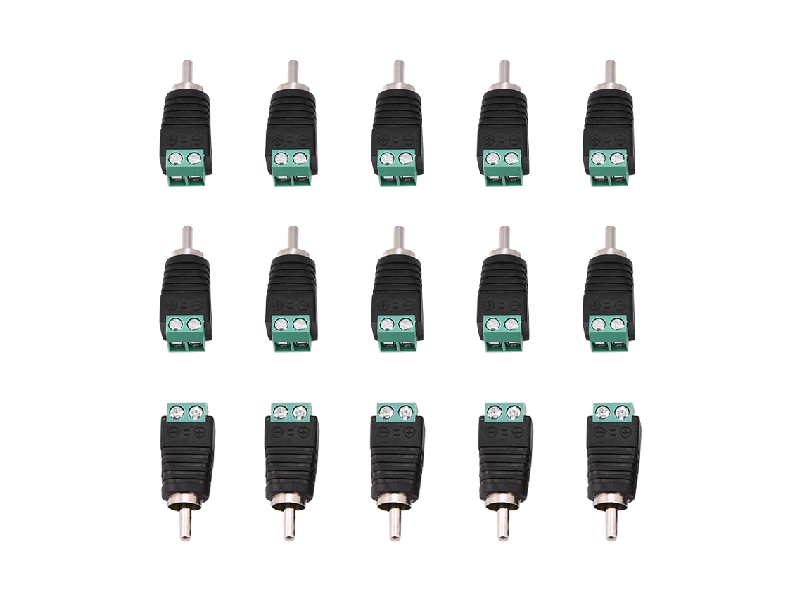 5 Pares De Conectores Xlr De 3 Pines, Macho Y Hembra, Adaptadores Para Cables De Micrófono