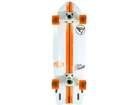 Surfskate MILLER Surfskate MILLER Sean Gunning - 32.5" Naranja, Blanco (90x25x2.5cm)
