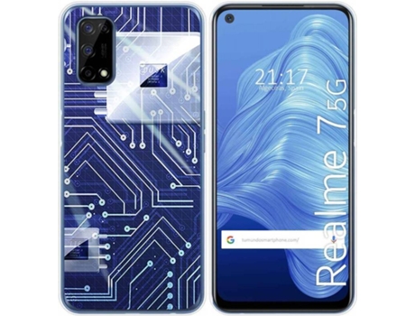 Carcasa Realme 7 5G TUMUNDOSMARTPHONE Circuito Multicolor