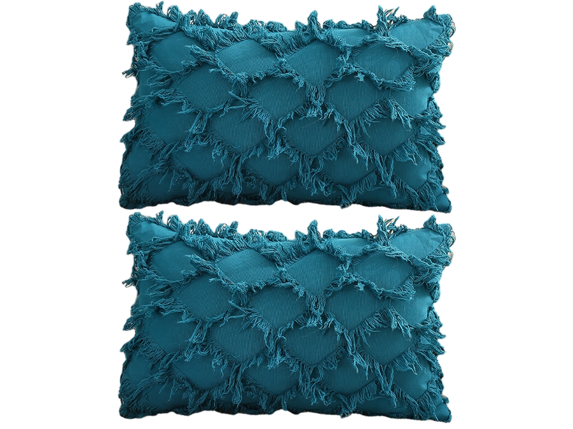 Juego De 2 Fundas De Almohada Modernas, Cierre Invisible, 30 X 50 Cm