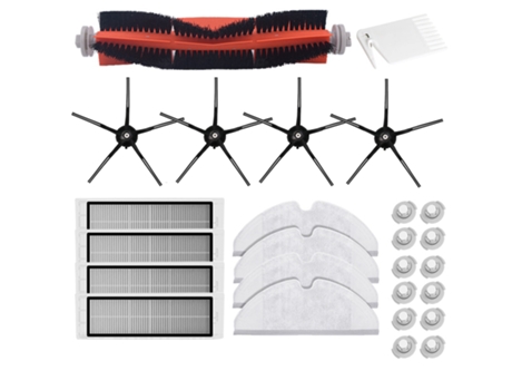 Cepillo principal cepillo lateral negro filtro Hepa para Xiaomi Roborock S6 S5 Max S60 S65 S5 S50 S5 E25 E35 accesorios de piezas de vacío