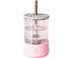 Limpieza Profunda Y Suave Para Brochas De Maquillaje, Cerdas Naturales, Color Rosa.