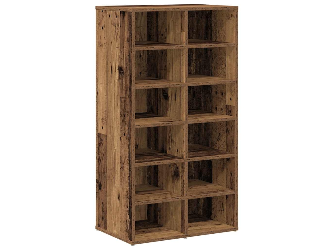 Maison Exclusive - Mueble Zapatero Madera Contrachapada Madera Vieja 54x34x100cm