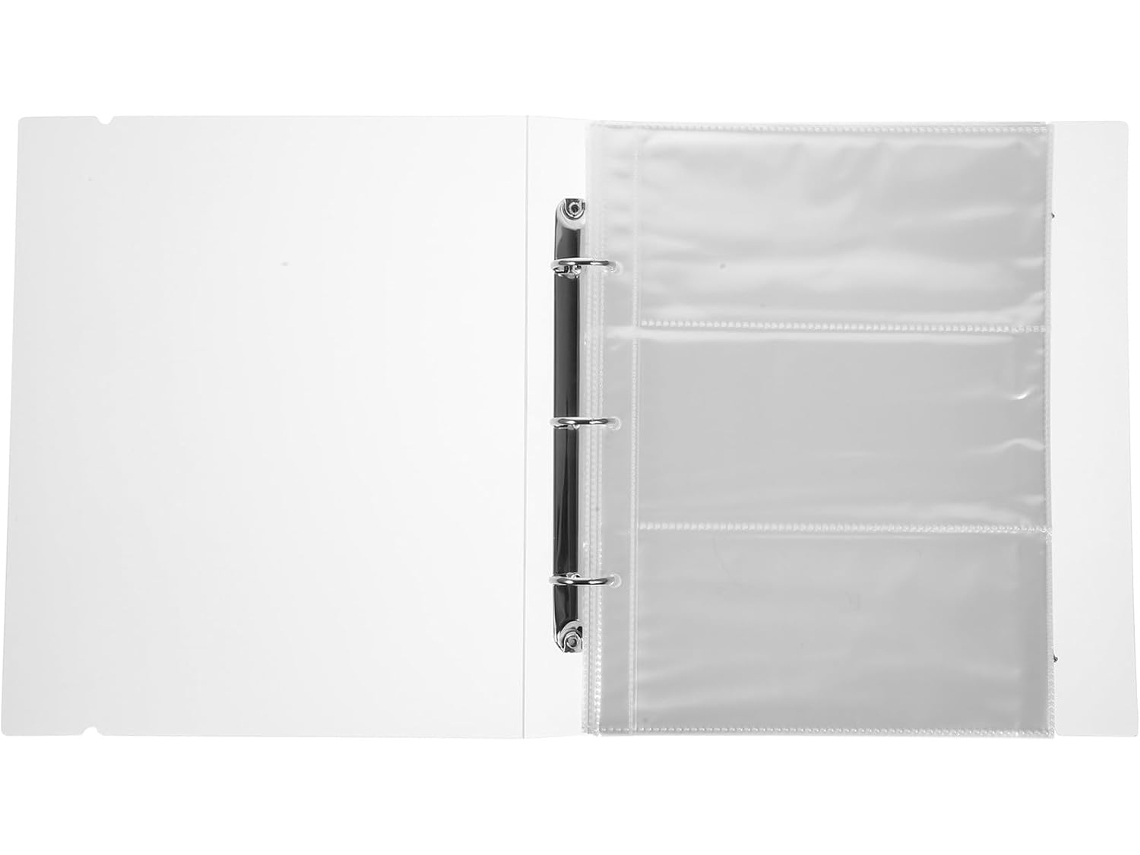 Carpeta Fotos Pvc Blanco Cubierta Resistente Desgaste Álbum Almacenamiento Personalizado Mate Al Boda