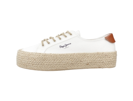 Zapatos de Mujer PEPE JEANS Kyle Classic Tecido Blanco (39)