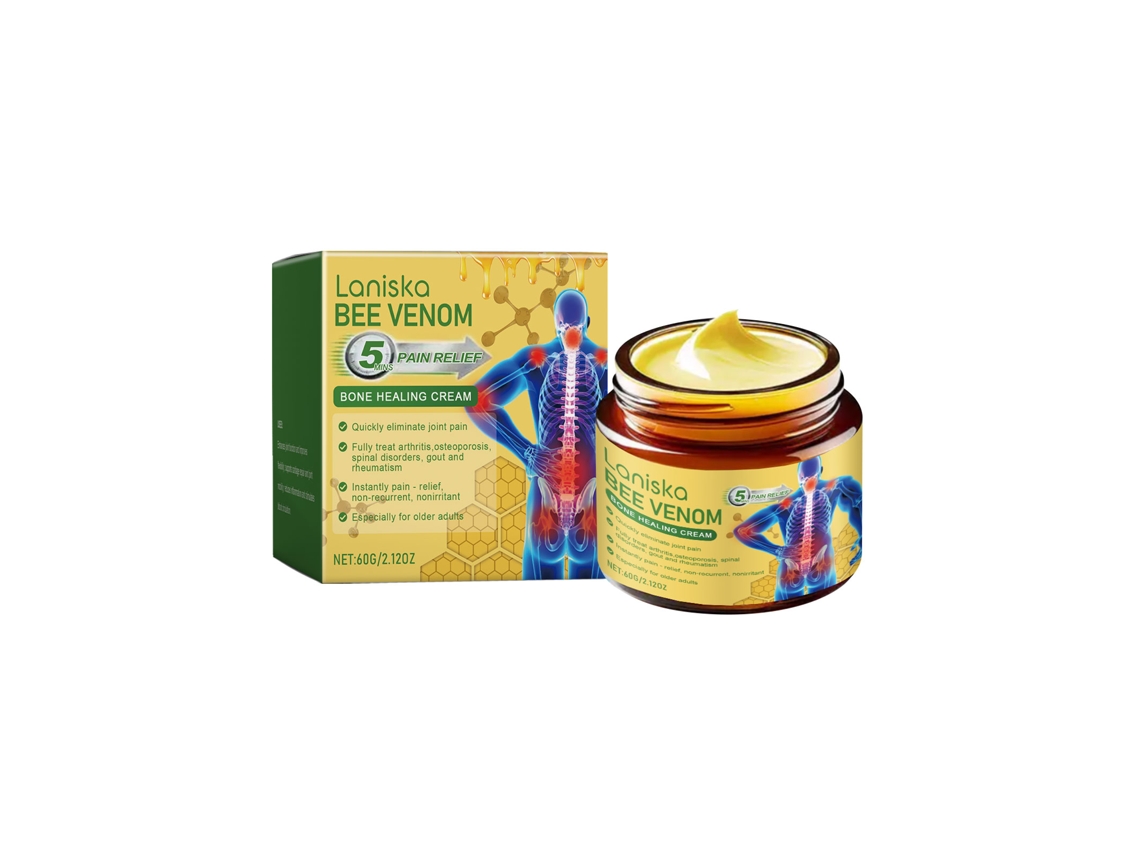 Crema de veneno de abeja para el dolor articular y óseo