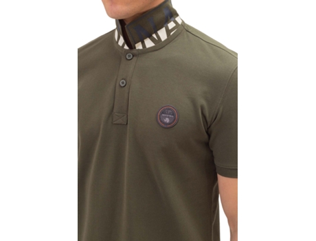 Polo de Hombre NAPAPIJRI Algodón Verde (2XL)