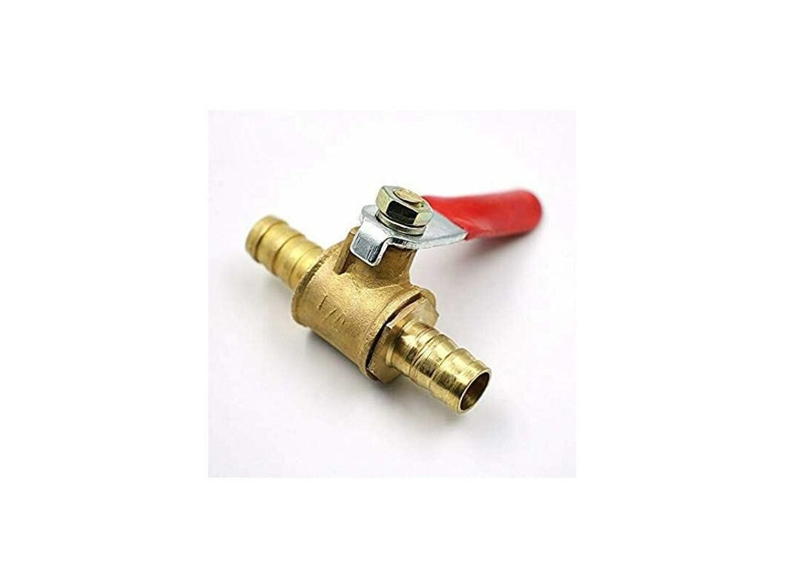Válvula De Bola De Latón De 8 Mm Con Fácil Conexión Para Agua, Gas, Aceite Y Adaptador De Drenaje (1 Unidad)