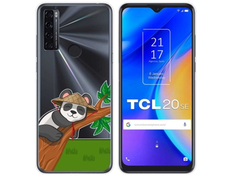 Carcasa TCL 20 SE TUMUNDOSMARTPHONE Dibujos Transparente Multicolor