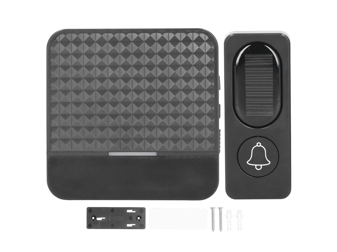 Rebe-timbre De Puerta Inalámbrico Solar Impermeable Intelligent Para Sistema De Seguridad Hogar