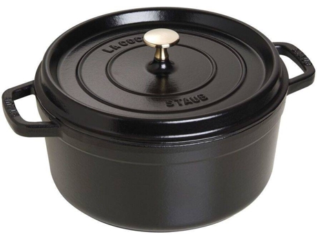 Cacerola STAUB (Negro - Hierro Fundido - 26 cm)