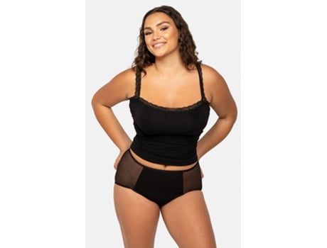 Pack de 2 Braguitas Menstruales ANAISSA Algodón Mujer (L (42-44) - Negro)