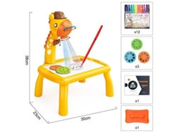 Proyector LED de gráficos de dibujo para niños, mesa de dibujo de arte, tablero de pintura, tipo de aprendizaje de oficina, 1 Uds. -P