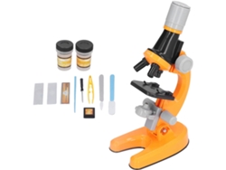 Kit De Microscopio Infantil 1200x, Juguete Educativo Led Para La Exploración.