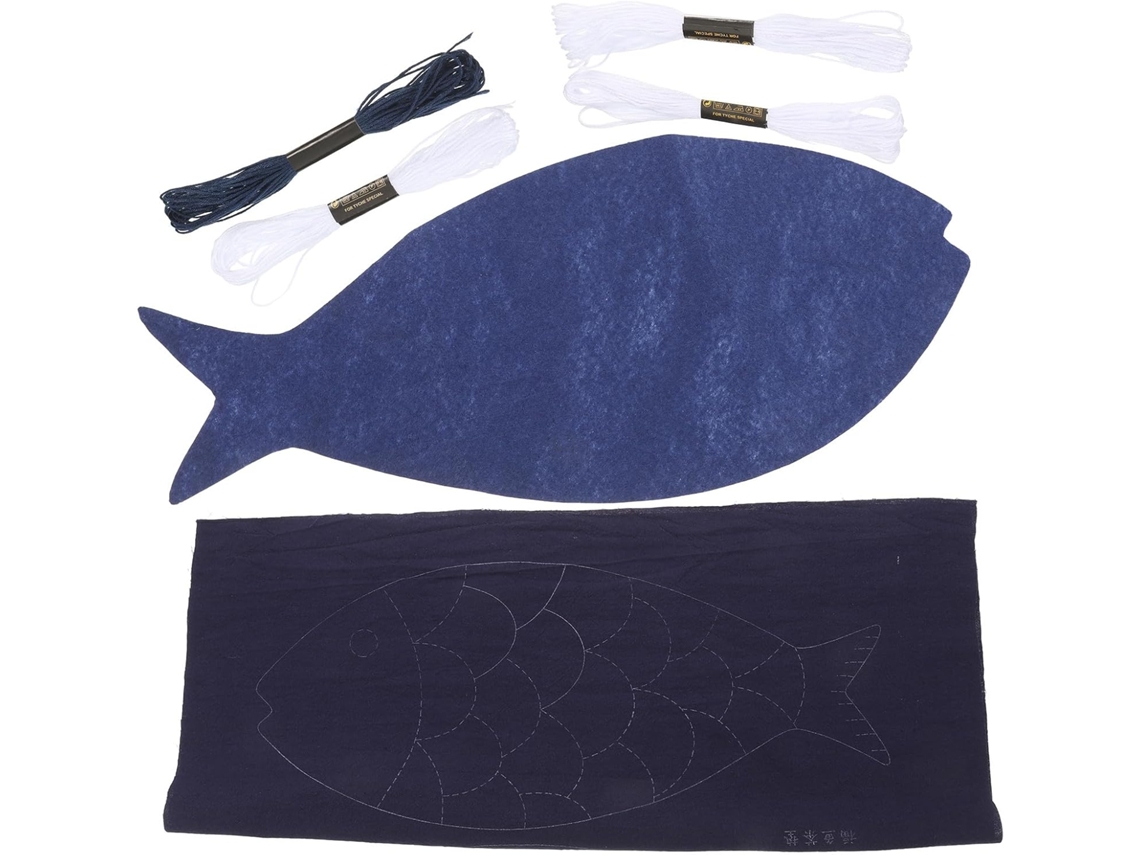 Kit De Costura Sashiko Para Posavasos Con