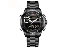 Reloj De Pulsera Naviforce Para Hombre, Resistente Al Agua, De Acero, De Cuarzo, Estilo Moderno.