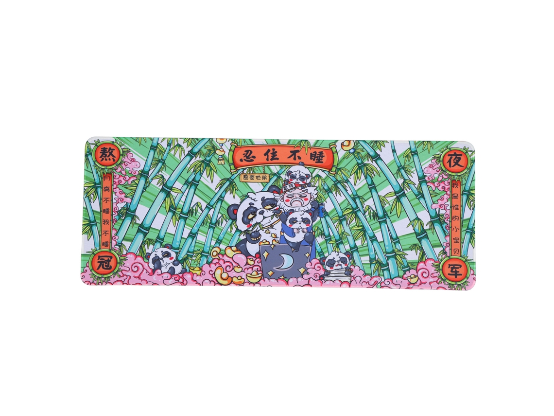 Mouse Pad E Desk Pad, Borda Bloqueada Espessada, Lavável, Tamanho Grande, Tendência Nacional.