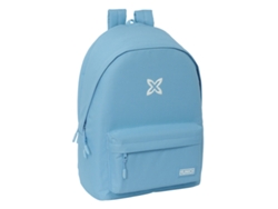 Mochila Escolar SAFTA +usb munich basicos (Azul - Poliéster 600D)