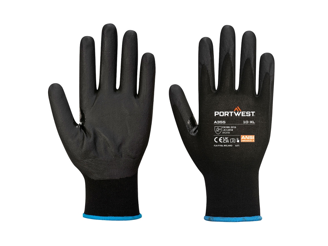 Guante Npr15 Nitrile Foam Touchscreen - Pack De 12 Negro / Xs