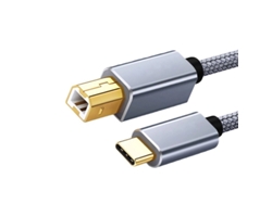 Cable de Impresora GOEIK Gk2251 (USB-C - 1m - Gris)