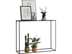 Consola [EN.CASA] Storage  (Negro - Metal, Resistente A Los Arañazos - 92 x 115 x 32 cm)