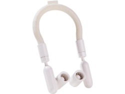 (blanco) Ventilador De Cuello Plegable, Adecuado Para Entrenamientos En El Gimnasio Y Viajes Diarios - Recargable Por Usb - Sin Aspas