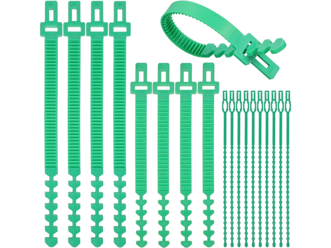 Correas De Soporte Para Árboles De 18 Piezas, Con Ataduras Ajustables.