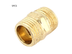 Conectores Rápidos Roscados Macho Bspt Rectos De 5 Piezas En Acero (1/2" Bspt)