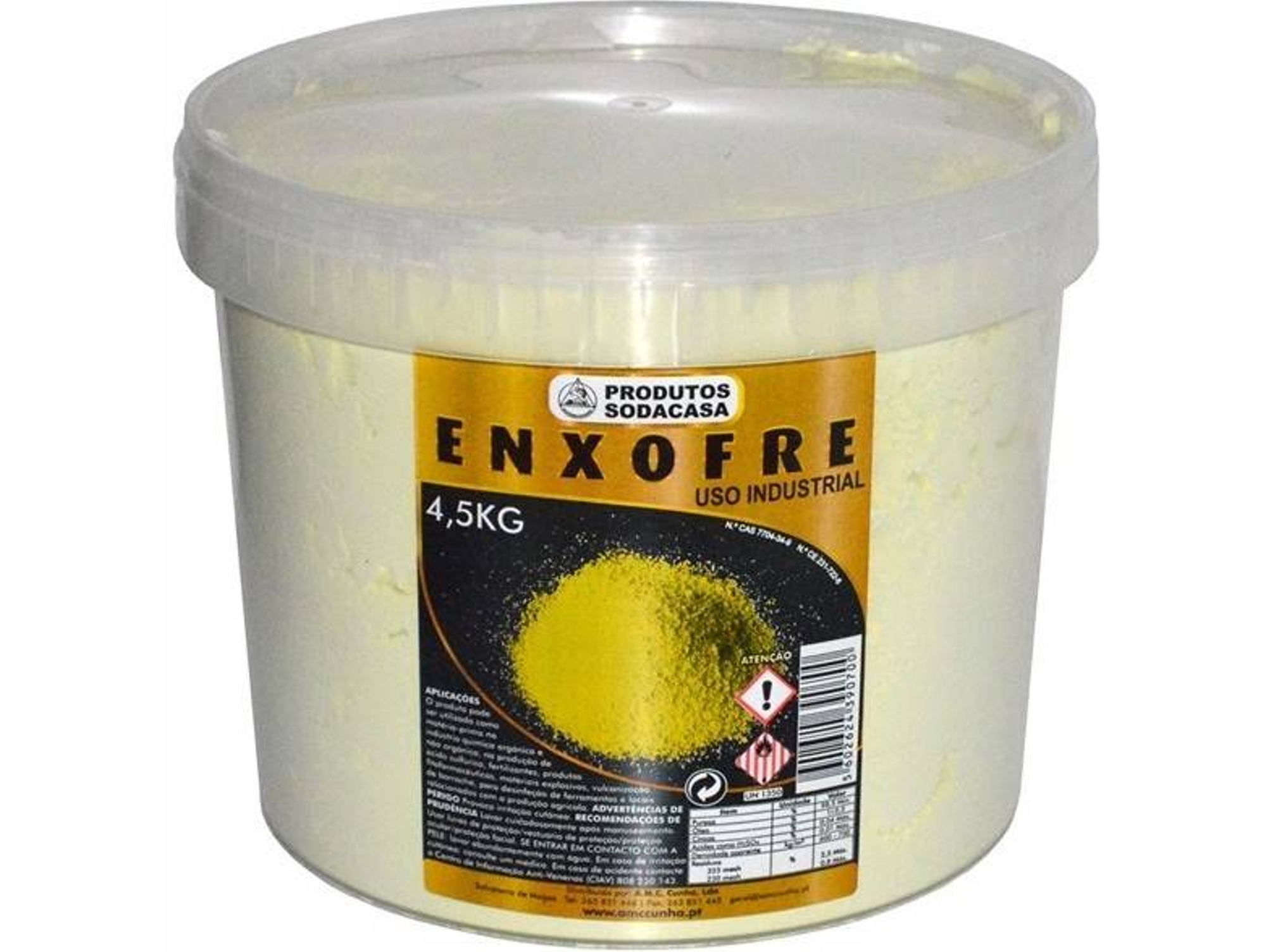 Azufre SODACASA Balde 4.5 kg